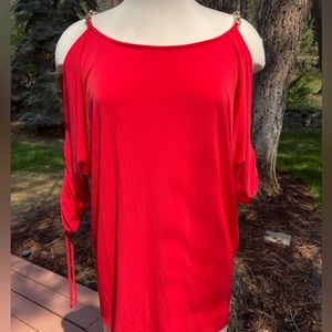Never worn Micheal Kors off the shoulder blouse